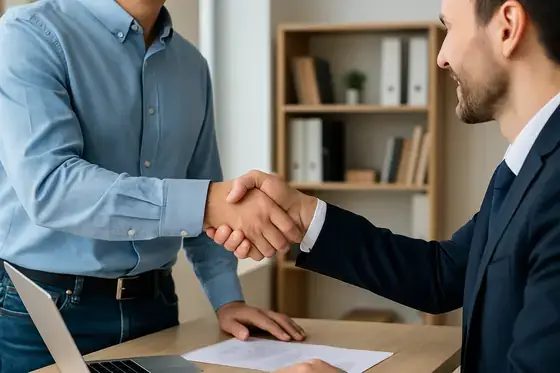 Développeur codant une application sur mesure sur un écran d’ordinateur.