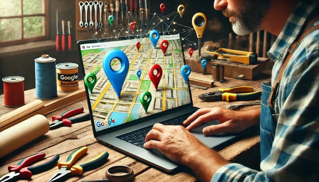 Artisan utilisant le SEO local pour attirer des clients.